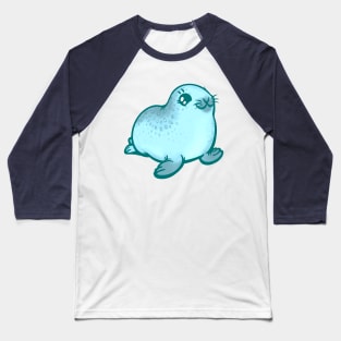 Glacier Ice Baby Ringed Seal the Animal Baseball T-Shirt